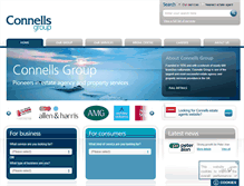Tablet Screenshot of connellsgroup.co.uk